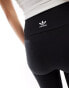 adidas Originals 3 stripe leggings in black