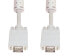 Фото #2 товара E&P HD15/HD15 - 3.0m - 3 m - VGA (D-Sub) - VGA (D-Sub) - White - Male connector / Male connector