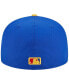 ფოტო #5 პროდუქტის Men's Royal, Yellow Atlanta Braves Empire 59FIFTY Fitted Hat