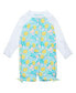 ფოტო #1 პროდუქტის Baby Girls Lemon Drops LS Sunsuit