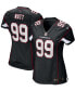 Фото #4 товара Women's J.J. Watt Black Arizona Cardinals Alternate Game Jersey