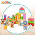 WOOMAX Wooden Building Blocks 50 Pieces