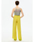 ფოტო #8 პროდუქტის Women's High-Waisted Wide-Leg Pants