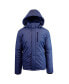 Фото #6 товара Spire By Galaxy Men's Heavyweight Presidential Tech Jacket with Detachable Hood