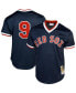 Фото #1 товара Men's Ted Williams Navy Boston Red Sox Cooperstown Collection Big and Tall Mesh Batting Practice Jersey