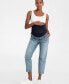 Фото #1 товара Women's Cotton Tapered Maternity Jeans