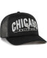 Фото #3 товара Men's Black Chicago White Sox Backhaul Foam Trucker Snapback Hat