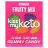 Фото #1 товара Kiss My Keto, Жевательные конфеты, фруктовая смесь, 8 пакетиков по 25 г (0,88 унции)