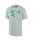 Фото #2 товара Men's Gray Austin FC Oversized Logo T-shirt