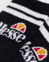 ellesse 3pack socks in black