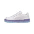 Фото #3 товара Puma Carina 2.0 Speckle Fade Lace Up Toddler Girls Purple, White Sneakers Casua