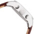 Фото #2 товара Наручные часы Invicta Men's 3328 Force Collection Stainless Steel Left-Handed с кожаным ремешком, коричневым/синим циферблатом