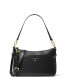 ფოტო #1 პროდუქტის Women's Jet Set Charm Top Zip Pochette Leather Shoulder Bag