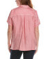 Marina Rinaldi Plus Barre Linen-Blend Shirt Women's