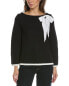 Фото #1 товара Carolina Herrera Bateau Neck Pullover Women's Black Xs