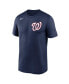 Фото #3 товара Men's Navy Washington Nationals New Legend Wordmark T-shirt