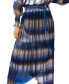 Фото #1 товара Юбка солнечная ADRIENNE LANDAU Soleil Crossover Pleated Skirt