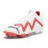 Фото #3 товара Puma Future Ultimate Firm GroundAg Soccer Cleats Womens White Sneakers Athletic