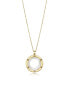 Фото #1 товара Gold-plated necklace with a round Air pendant 15121C01012