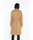 Women's Cashmere Wool Double Face Overcoat with Belt