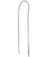ფოტო #3 პროდუქტის Cubic Zirconia Lightening Bolt Threader Earrings, Created for Macy's