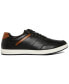 ფოტო #2 პროდუქტის Men's M-Bassil Perforated Faux-Leather Sneakers