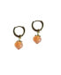 Harvest — Peach Jade stone charm earrings
