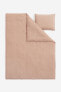 Фото #7 товара Linen-blend Twin Duvet Cover Set