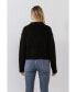 ფოტო #3 პროდუქტის Women's Cozy Round neck Sweater