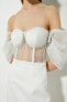 Kadın Kırık Beyaz Elbise 2SAK80182FW