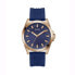 Фото #1 товара Наручные часы Guess Champ 44 мм синие, розовое золото GW0639G3