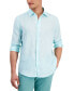 Фото #1 товара Men's 100% Linen Shirt, Created for Macy's