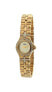 Фото #1 товара Women's Luxury 23K Gold Plated Crystal Bezel and Bracelet Dress Watch