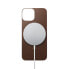 Фото #3 товара Кожаный защитный чехол Nomad для iPhone 13 mini, цвет: бурый