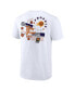 ფოტო #5 პროდუქტის Men's White Phoenix Suns Street Collective T-shirt