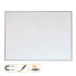NOBO 58x43 cm Mini Magnetic Whiteboard With Aluminum Frame And Accessories