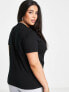 ASOS DESIGN Curve ultimate t-shirt with crew neck in cotton blend in black - BLACK