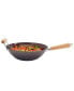 Фото #2 товара Asian Carbon Steel 13.75" Wok with Assist Handle