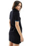 Фото #3 товара Fred Perry X Amy Winehouse tipped polo dress in black