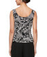 ფოტო #4 პროდუქტის Women's 2-Pc. Glitter-Print Twinset