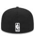 Фото #2 товара Men's Black Brooklyn Nets 2024 NBA All-Star Game Rally Drive Checkerboard 59FIFTY Crown Fitted Hat