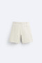 TEXTURED CHINO BERMUDA SHORTS