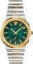 Фото #1 товара Versace Herren Armbanduhr GRECA LOGO bicolor 41 mm VEVI00420