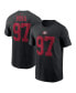 Фото #1 товара Men's Nick Bosa Black San Francisco 49ers Player Name and Number T-shirt