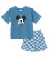 ფოტო #1 პროდუქტის Lion King Mickey Mouse Cars T-Shirt and Shorts Outfit Set Toddler to Big Kid Sizes (2T - 10-12)