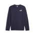 Фото #1 товара Puma Essentials Elevated Crew Neck Sweatshirt Mens Blue Casual Athletic Outerwea