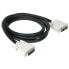 Фото #2 товара C2G 2m DVI-I M/M Single Link Digital/Analogue Video Cable - 2 m - DVI-I - DVI-I - Male - Male - Black