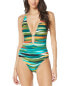 Фото #1 товара Vince Camuto Plunge One-Piece Women's