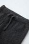 Knit 100% cashmere trousers