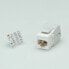 ROLINE Cat.6 Keystone Jack - RJ-45 - unshielded - toolless white - White - фото #3